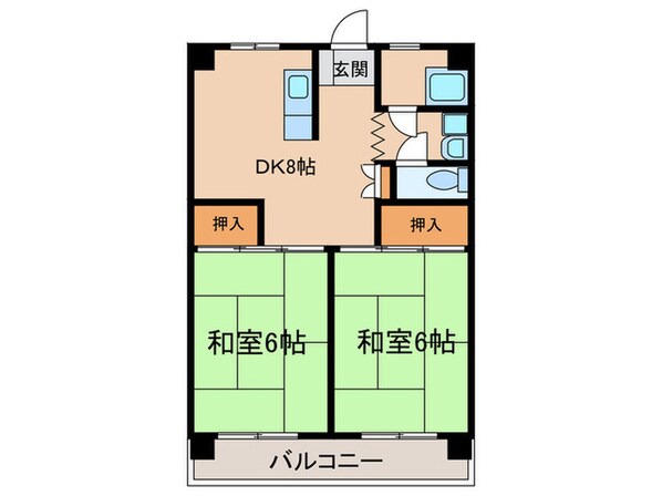 西川ビルの物件間取画像